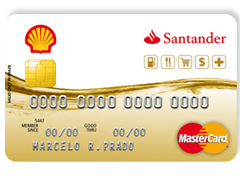Cartão Shell Santander Nacional